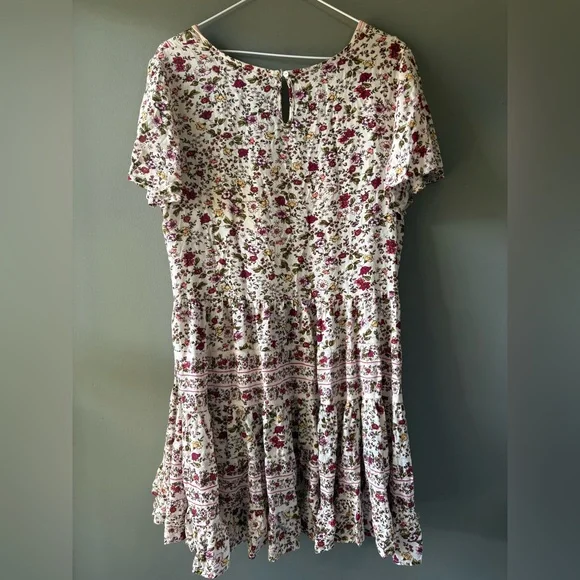 Patrons of Peace Floral Cottagecore Mini Dress Size M | Boho Prairie - Picture 7 of 8